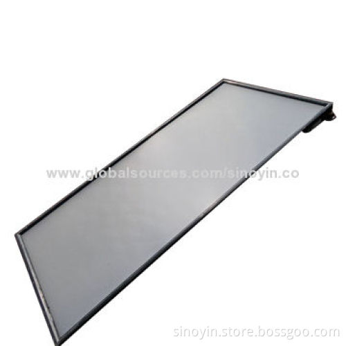Solar Collector with Blue Titanium Absorber